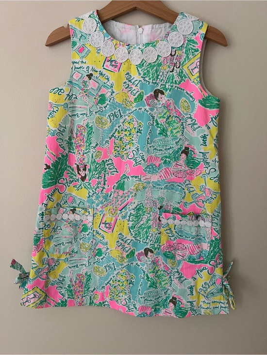 Lilly Pulitzer Other - Lilly Pulitzer | Girls Pink Tropical Print Sleeveless Dress #004455 Size 5